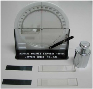 モンサント防しわ性試験機（モンサントリカバリーテスター）